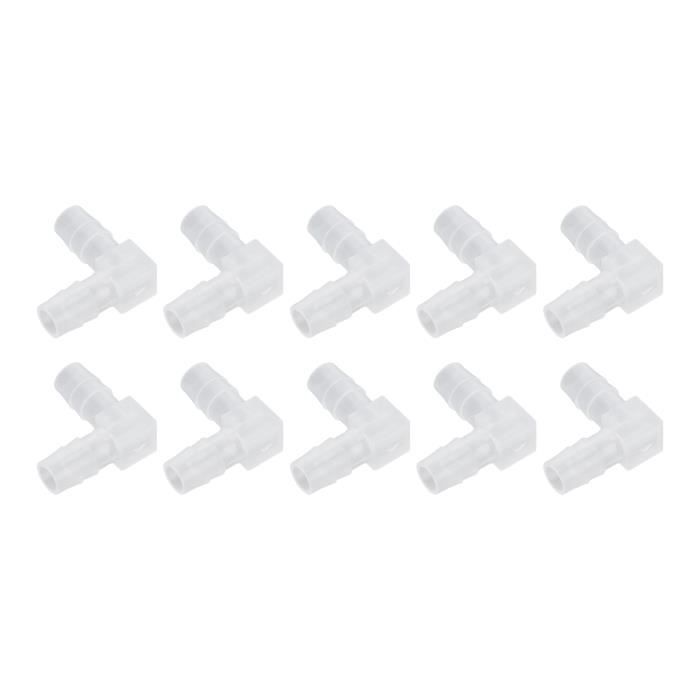 Lot De 4 Raccords Coudés PE 90° 25mm - Pour Tuyaux D'arrosage Et Systèmes D'irrigation