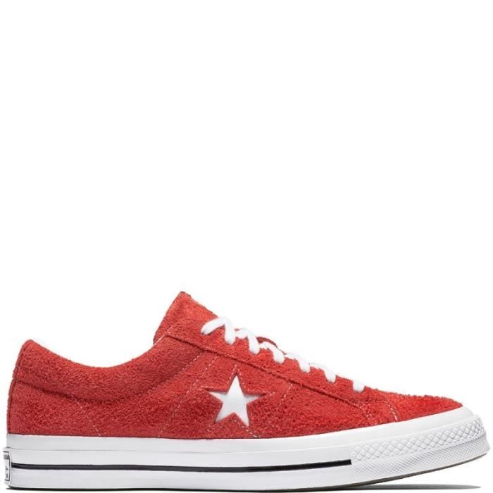 converse one star rouge femme