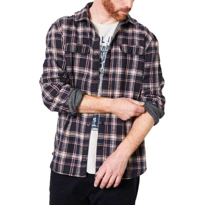 Chemise petrol 2025 homme