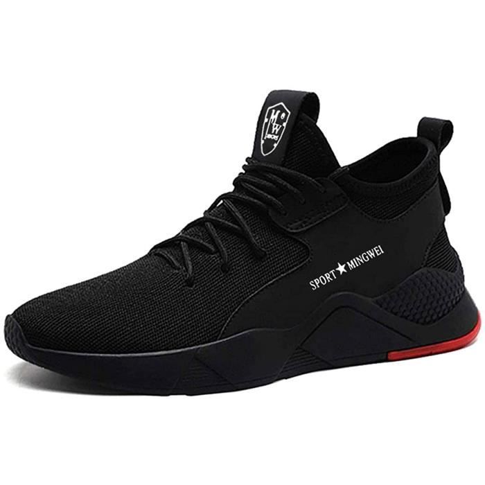 RUMOCOVO Chaussures de Securite Homme Embout Acier Protection Antiderapante Anti Perforation Chaussures de Travail Unisexes Noir Cdiscount Pret a Porter