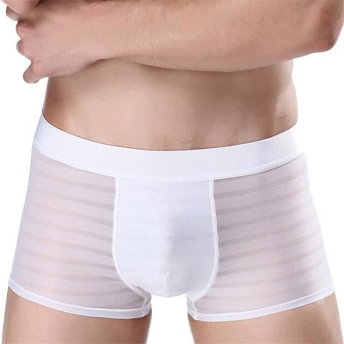 Sous vetement homme clearance transparent