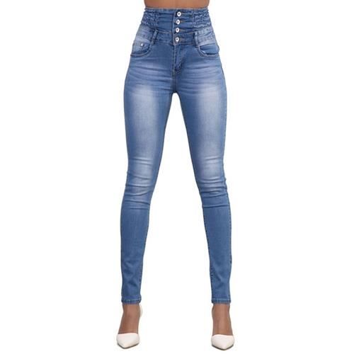 Jeans longs femmes - noir en Push-Up - FR88WHF