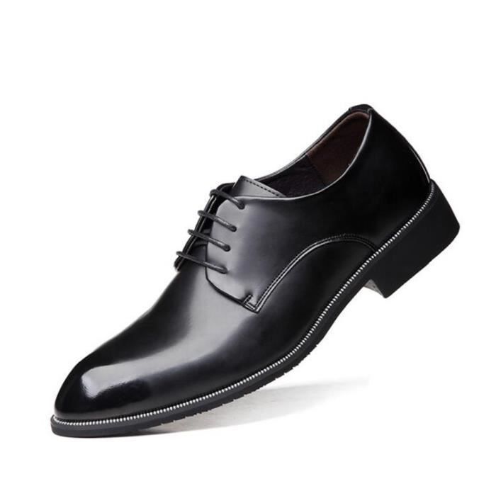 Homme Chaussures Chaussures  à lacets Chaussures derby Derbies Via Vernole à semelle plateforme Cuir Hevò pour homme en coloris Noir 