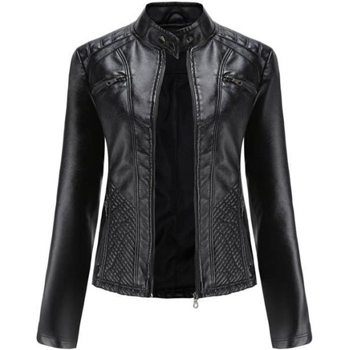 Blouson femme sales simili cuir
