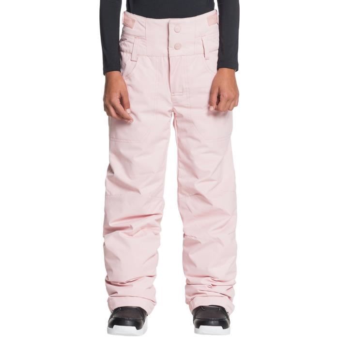 Pantalon de ski fille ROXY - Diversion - Taille 12 ans - Imperméable et respirant - Couleur rose