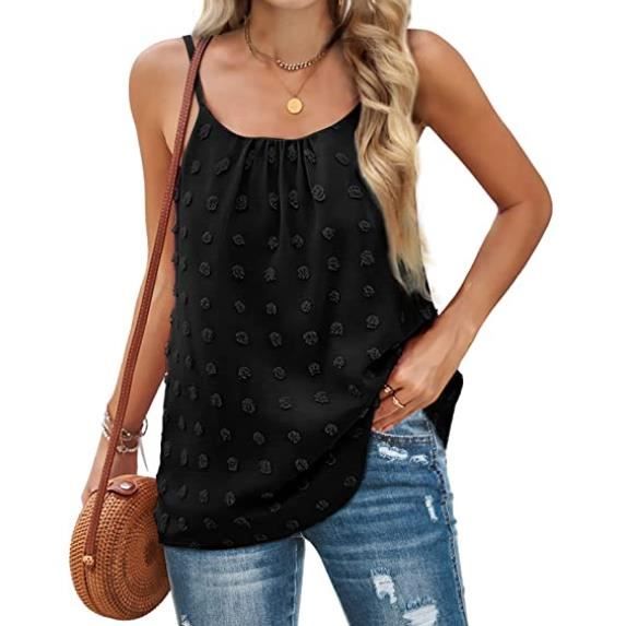 Top/chemisier Banana Republic XS - Blanc, Noir, Gris, Sans Manches, Col Plissé Rond, Neuf Avec étiquette