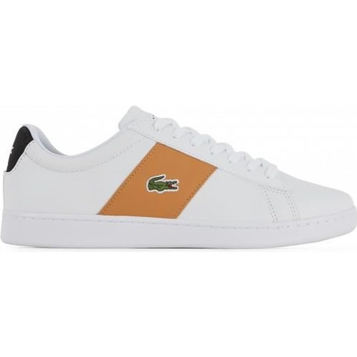 LACOSTE Carnaby Evo 0721 Basket hasse Homme Marron Cdiscount