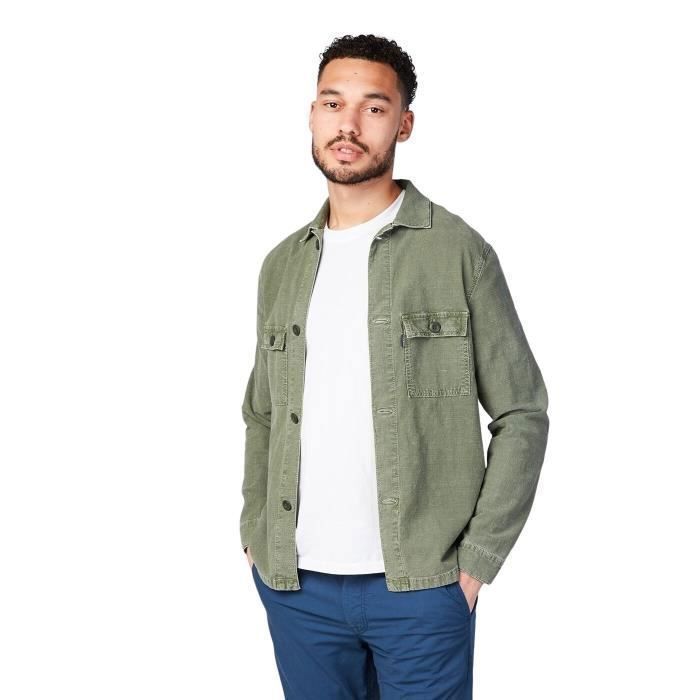 Veste Serge Blanco militaire 4XL Militaire Cdiscount Pret a Porter