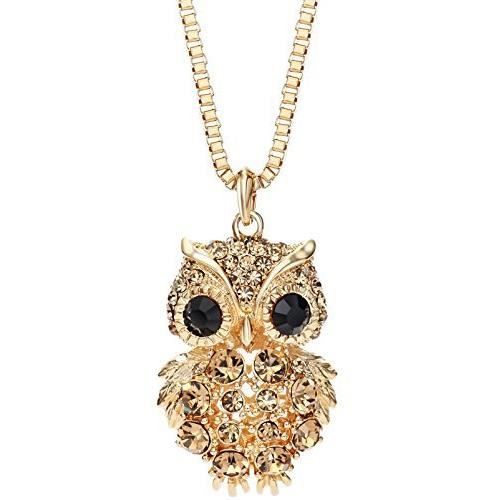 Collier Hibou En Argent Sterling 925 Pour Femme – Pendentif Détaillé, Chaîne 18+2 Pouces, Cadeau Chic (maman, Amie…)