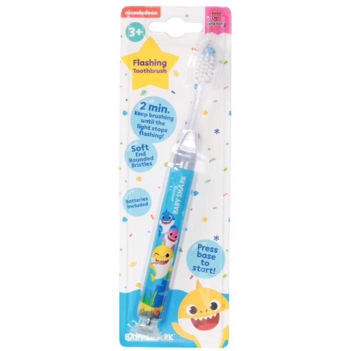 Nickelodeon - Brosse à Dents Clignotante Avec Minuterie Baby Shark -