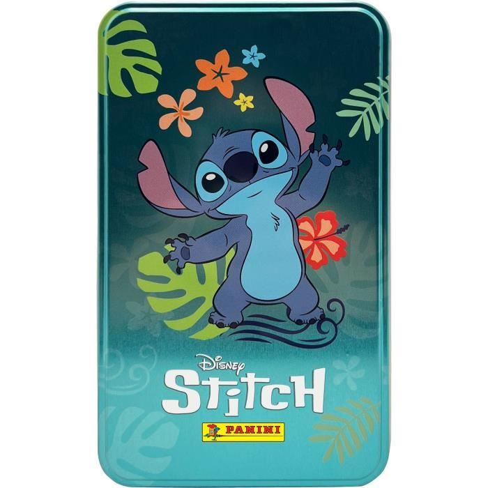 DISNEY Stitch Panini Pocket Tin met 14 Pakjes Stickers