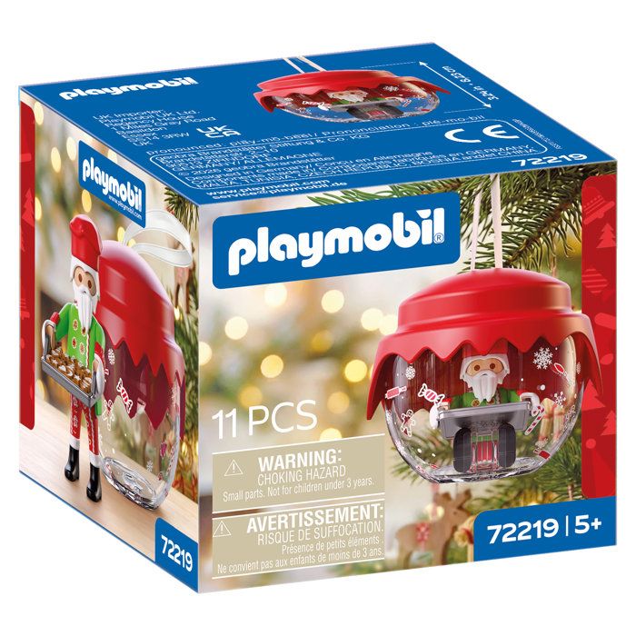 Playmobil Christmas 72219 Boule de Noël : pâtissier - vue 1