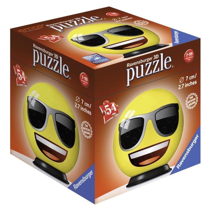 Puzzle 3d 54 Pieces Emoji Achat Vente Puzzle Cdiscount