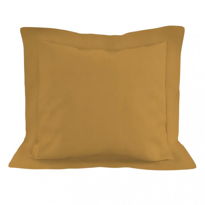 Federa Per Cuscino In Cotone 57 Fili, 45x205 Cm, Tinta Unita Marrone – Morbida, Certificata OEKO-TEX, Lavabile A 60°