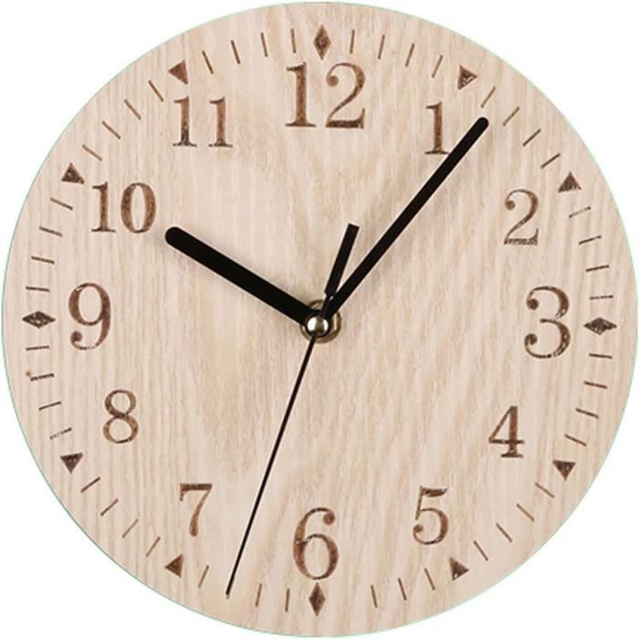 Horloge Murale à Chiffres, 30cm Horloge Murale Silencieuse, Plastique, Horloge Pendule Mural Horloge Murale A Quartz Sans De Bruit Pour Salon Chambre Bureau Restaurant Ect 79126811