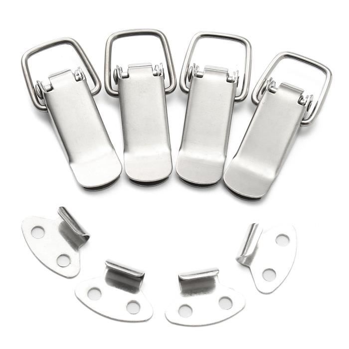 40 mm 10 Caisses de fermeture avec ressort sauvegarde Galvanisé Nietloch Ø 3,4 mm Longueur