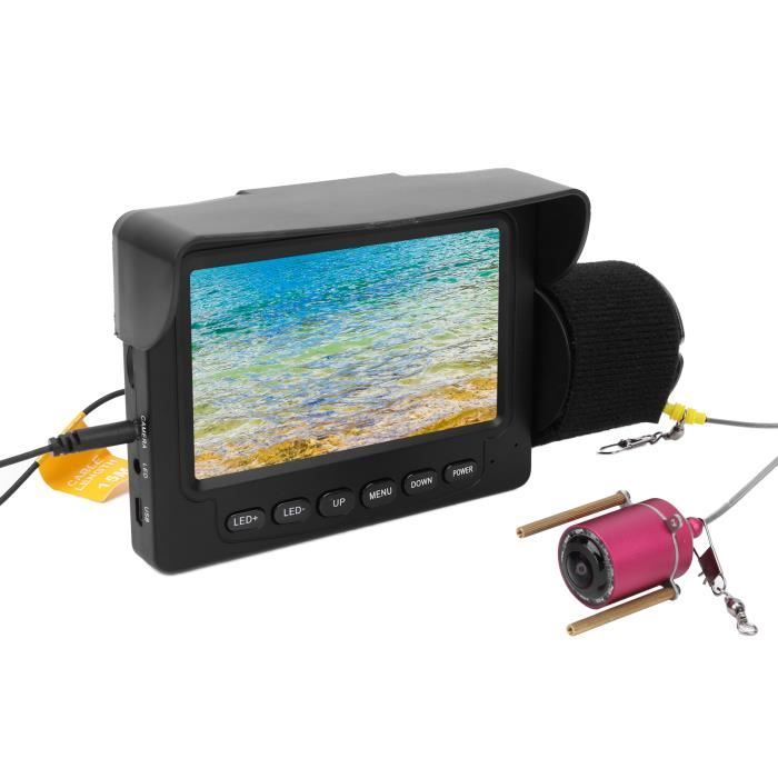 Détecteur De Poissons Portables – Écran LCD 4,3″ Avec Caméra Sous-marine étanche 20 M