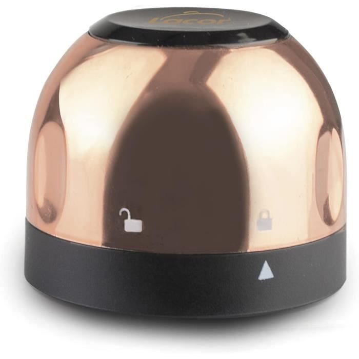 Bouchon Hermétique Alessi Noè – Design élégant En Acier Pour Vin Et Champagne