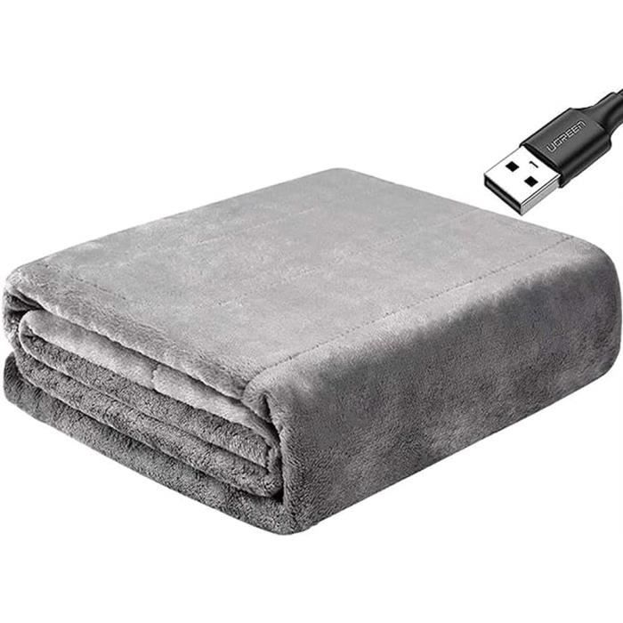 Écharpe Chauffante électrique Rechargeable USB - 3 Températures - Cadeau Idéal Pour L'hiver (Noir, Gris, Blanc...) - 2