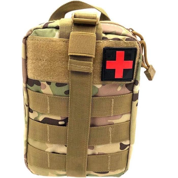 Kit De Survie IFAK Tactique GRULLIN – Trousse De Premiers Secours Militaire MOLLE Pour Urgences Et Plein Air