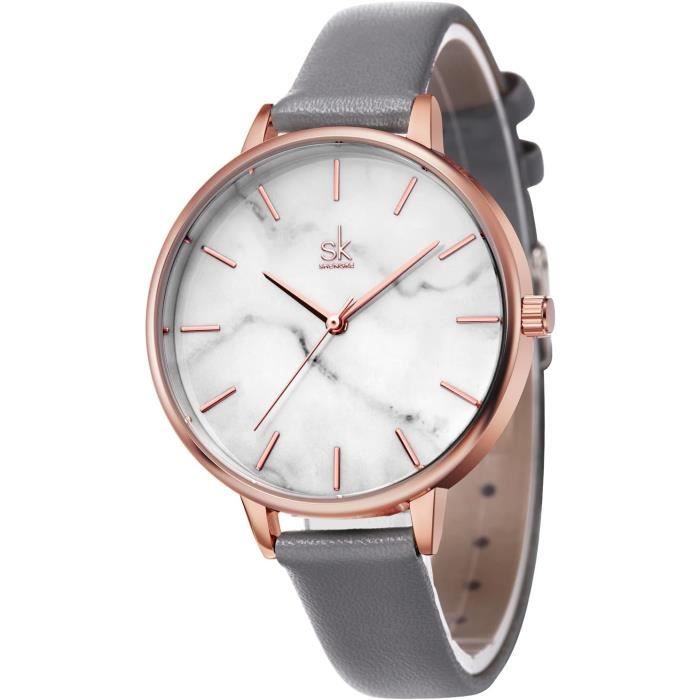 Montre Femme Pierre La Buche, Cadran Blanc, Mouvement Quartz, Ton Métallique, Neuve