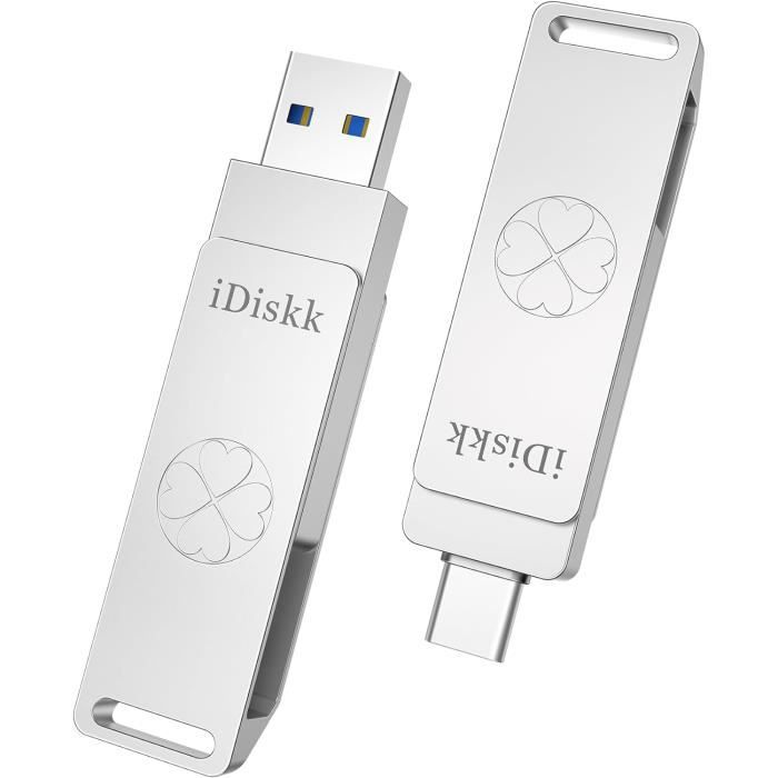 Clé Usb Ssd 512 Go, Ssd Jusqu'À 500 Mo-S, Clé Usb Ssd Usb-C Et Gen 2 ...