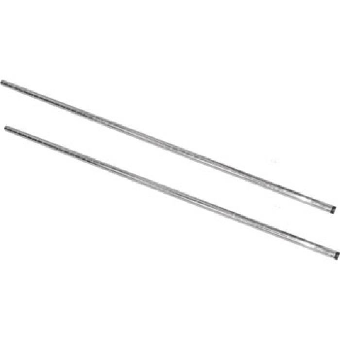 Poteaux chromé montant droit Vogue 1270mm (lot de 2)