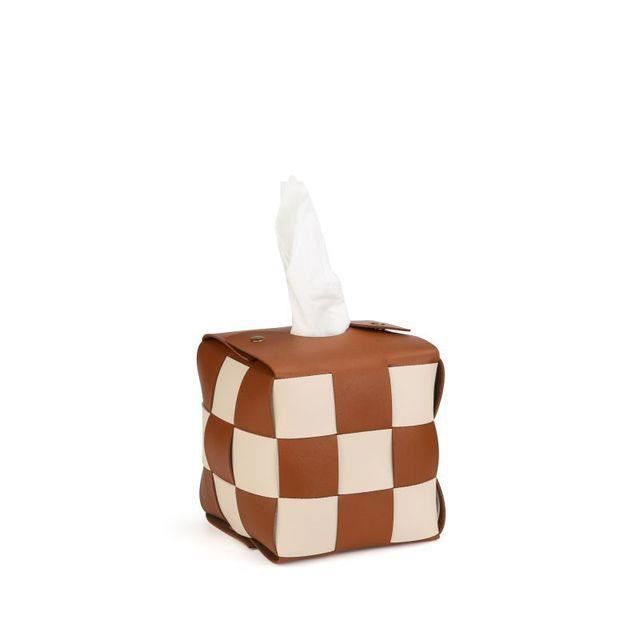 Boîte à Mouchoirs Style Méditerranéen En Bois - Giilayky - 24x12x10cm - Déco Maritime