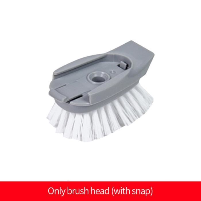 Brosse De Nettoyage Rotative Pour Cuisine Et Restaurant - Poignée Ergonomique Blanche