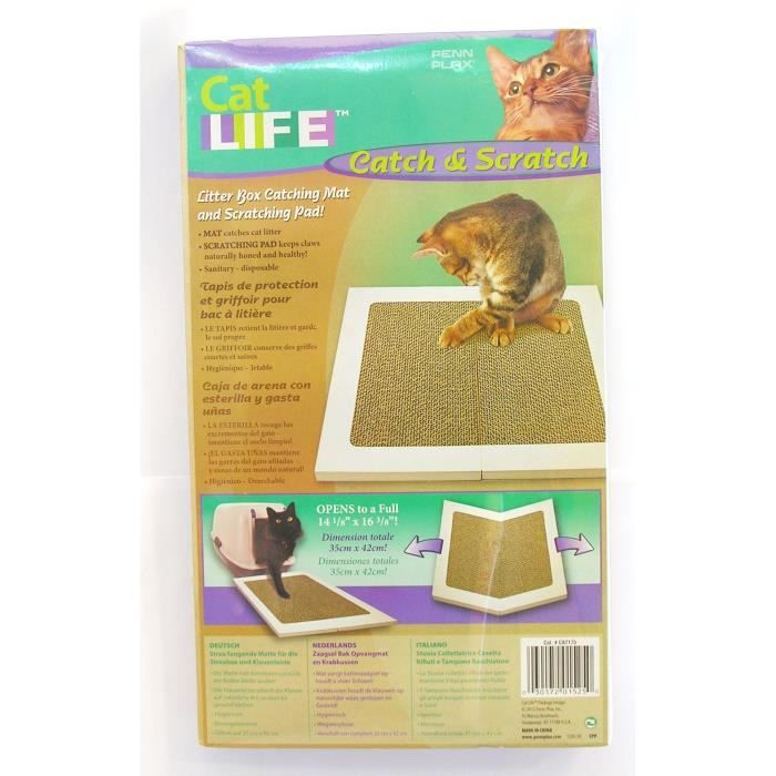 VITAKRAFT Tapis sortie de litière Catch&Scratch Pour chat Cdiscount