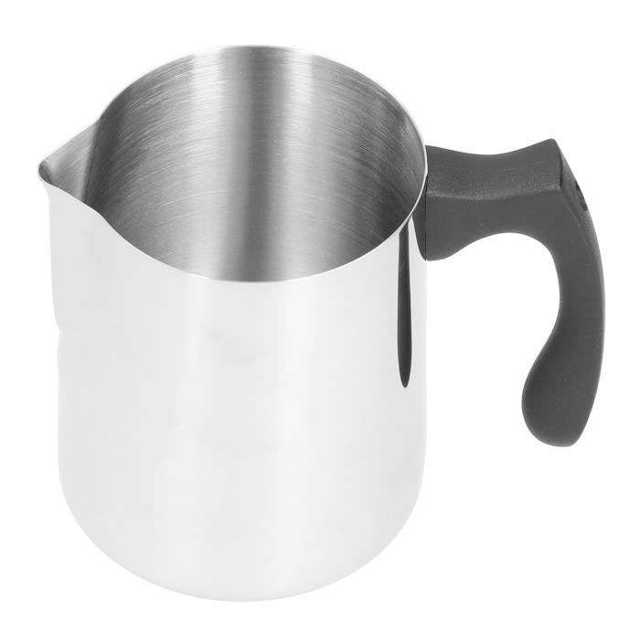 WENYOG Pichet à Mousse De Lait Inox 1500ml - Tasse à Lait Pour Cappuccino, Latte Art - Bec Anti-Goutte (1500ml)