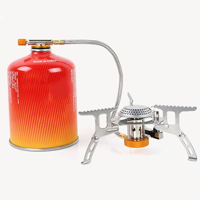 Chauffe-tente portable Réchaud à gaz de camping 3500W Kit de cuisson
