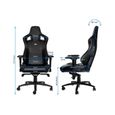 NOBLE CHAIRS Siège gamer Epic Series Real Leather - Noir-1