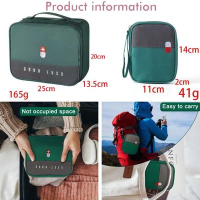 Sac à Médicaments Voyage Grande Capacité - Trousse Premiers Secours Étanche Portable