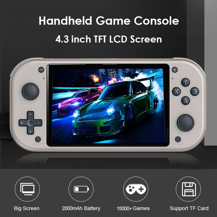 Console Portable Console De Jeu Portable M17 4.3 Pouces écran HD émulateur Emuelec Lecteur De Console Portable Console De Jeu Portable M17 4.3 Pouces écran HD émulateur Emuelec Lecteur De