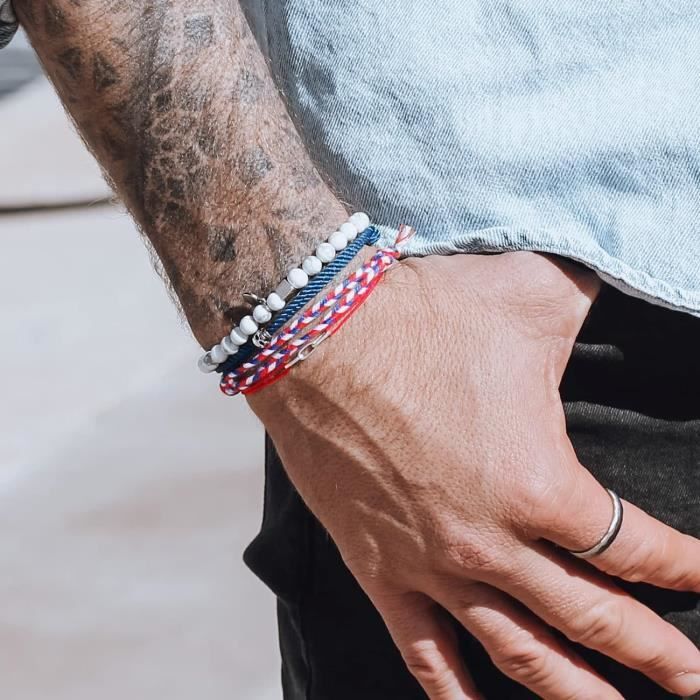 Lot De 10 Bracelets En Coton Tressé 4mm – Faits Main En France – Ajustables Pour Poignet/cheville – Style Bohème Surf