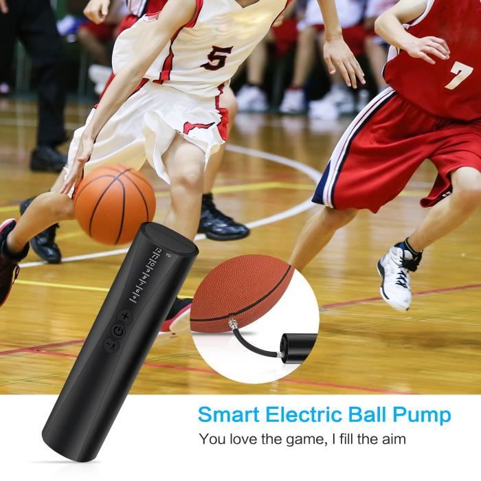 Morpilot Pompe à Ballon Automatique, Gonfleur Ballon Électrique Portable  Rechargeable par USB Pompe à air Intelligent avec Aiguilles pour Balles de  Sport Football Volley Basket Rugby : : Sports et Loisirs