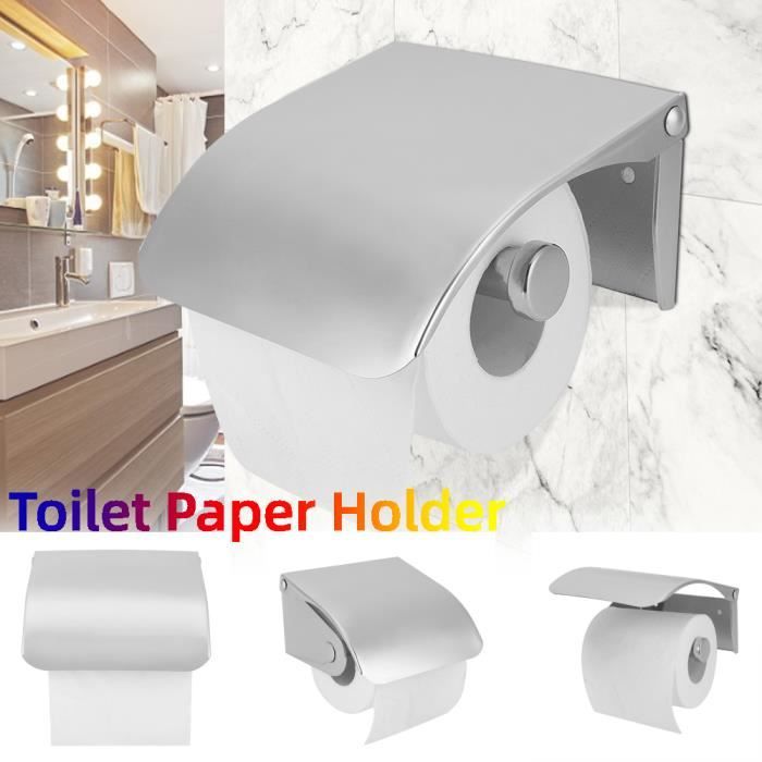 ZUNTO Porte Papier Toilette, Porte-papier WC support de téléphone En Inox  Montage Rouleau Mural Etagère Distributeur Salle de Bain - Cdiscount  Bricolage