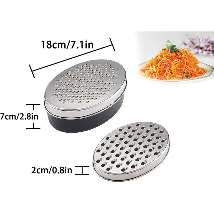 Râpe à Fromage Avec Récipient Parmenide - Noir, Alessi | La Belle Vie