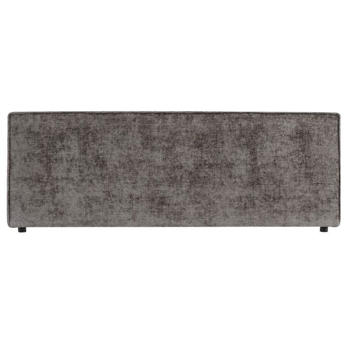 Tête De Lit Rembourrée ELOWA 160 Cm - Tissu Polyester Noir - Pieds En Plastique - Design Moderne - 2