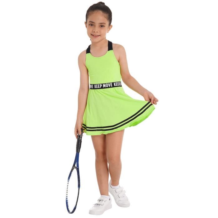 YOOJIA Enfant Fille Robe de Tennis Golf Badminton Volleyball avec
