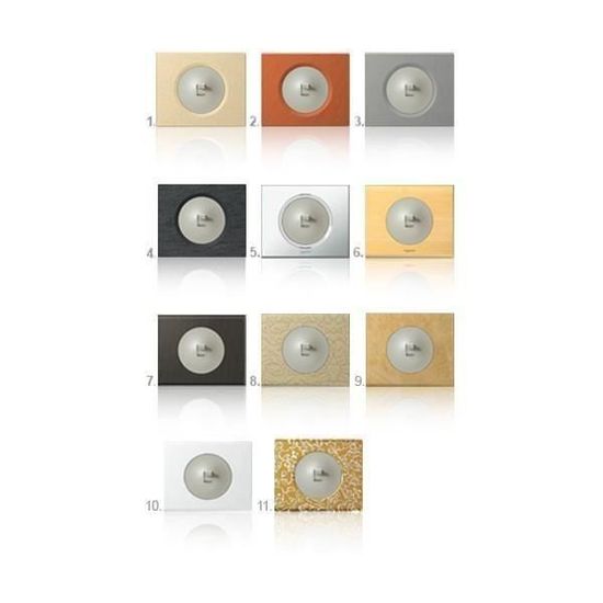 Plaque Legrand Céliane 1 Poste – Finition Anis, Réf 68871, Sans Vis