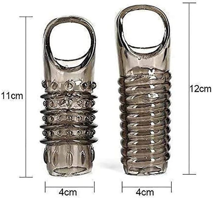 Manchon Extensible En Acier Inoxydable Marron Pour Augmentation De Circonférence - Accessoire Intime