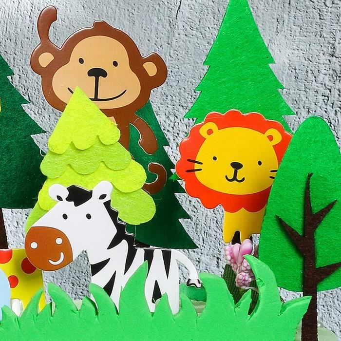Set Décorations D'anniversaire Animal Jungle Pour Garçons - Temu Belgium