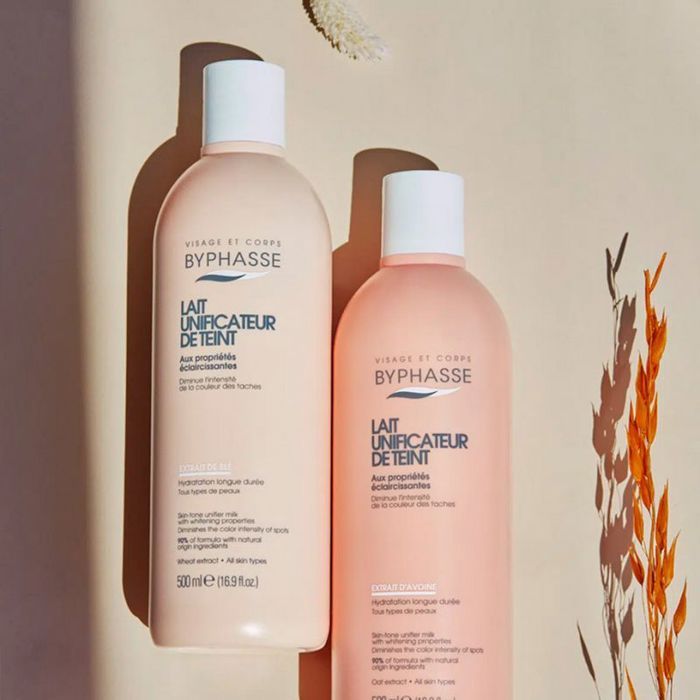 Byphasse - Lait éclaircissant à L'extrait D'avoine - 500ml - Hydratation Et Douceur