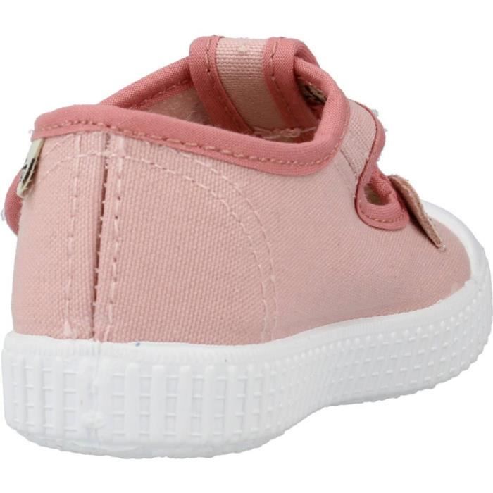 Basket VICTORIA 134687 Rose Textile Scratch Fille Enfant Rose Cdiscount Chaussures