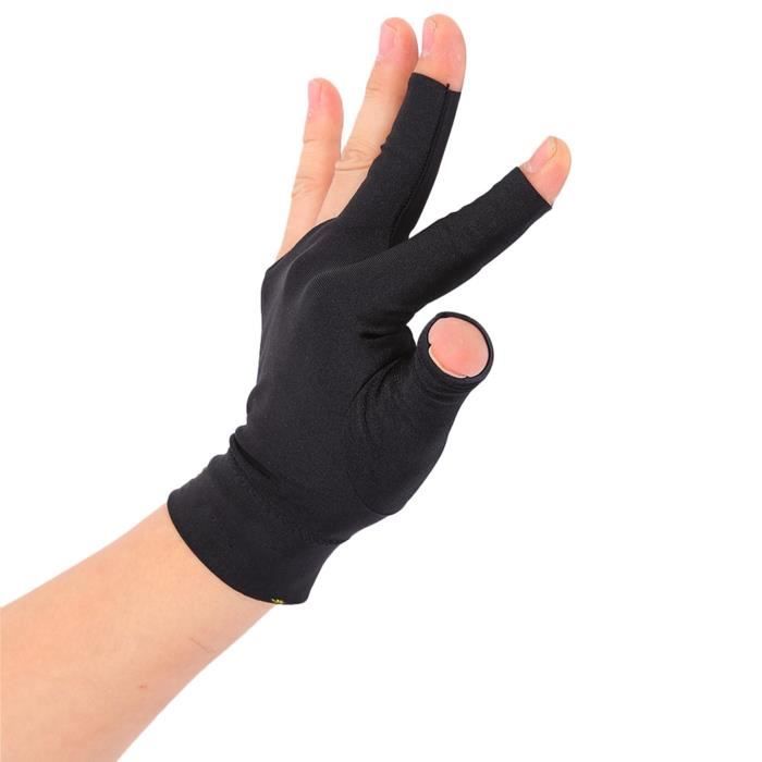 Omabeta gants de queue de billard Gants de billard à 3 doigts