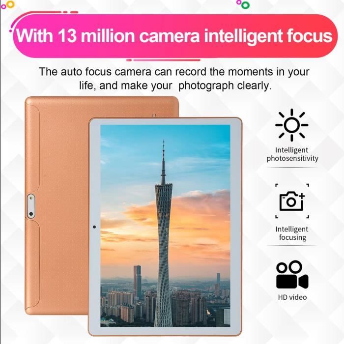 10.1 pouces Tablette - Android 8.10 Version -2