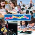 LCD Tablette Enfants, 8.5 Pouces Tablette Dessin avec écran Coloré, Doodle Pad avec Bouton D'effacement Verrouillable-3