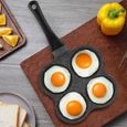 ART☪4 trous Ustensile de cuisine  Pancake Omelette en aluminium antiadhésif Poêle à frire☪Lv.life☪NIM-3